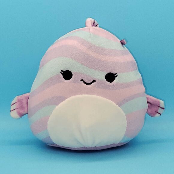 Squishmallows Other - Squishmallows Martina the Fish Blue Purple Pink Stripe Mini 5" Plush